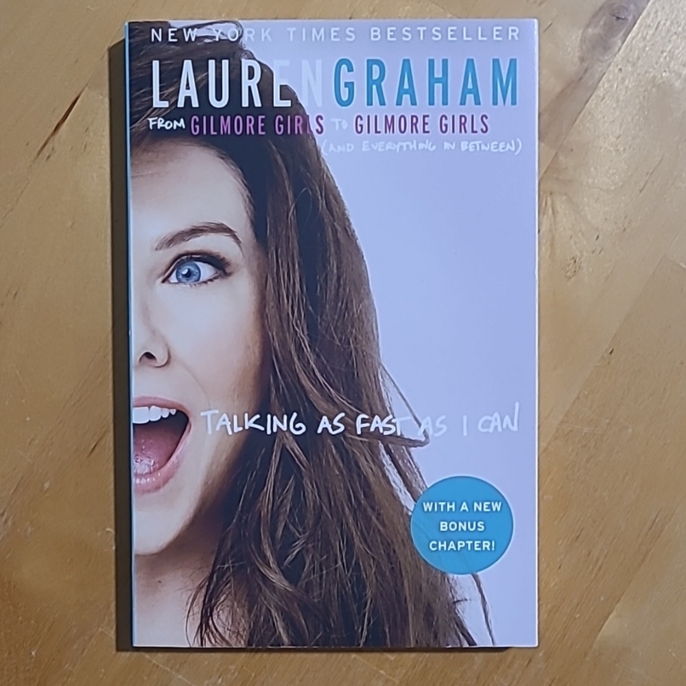 🆕️ Gilmore Girls Lauren Graham 'Talking As Fast As I Can' Paperback Book